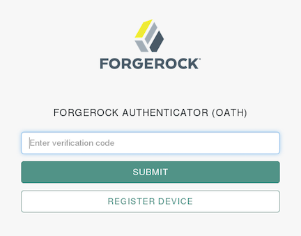 Initial screen in the multi-factor authentication process if two step verification is mandatory