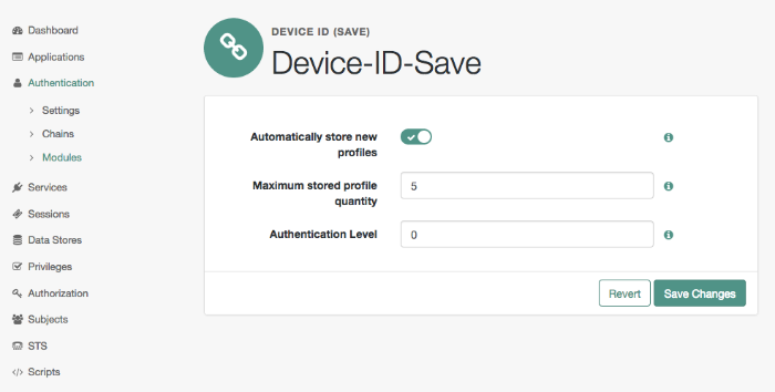 Device ID (Save)