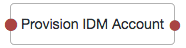 The Provision IDM Account node.