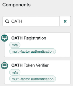The OATH authentication nodes.