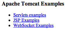You should end up with HTTP 200 and the Apache Tomcat examples page.