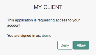The OAuth 2.0 AM user interface consent screen not showing scopes or descriptions