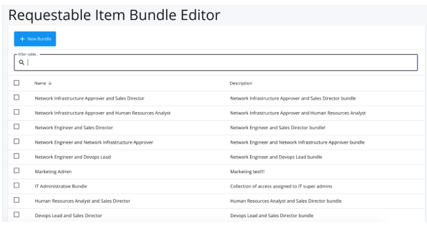 iga bundle editor interface