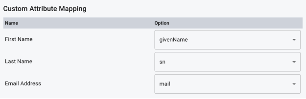 iga custom attribute mapping