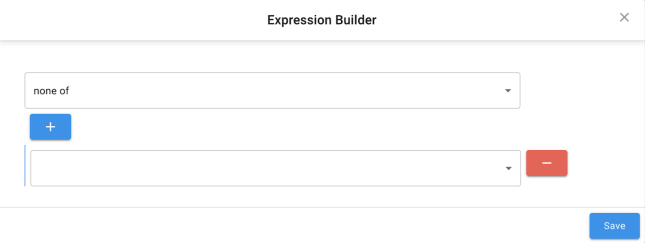 iga expression builder none of