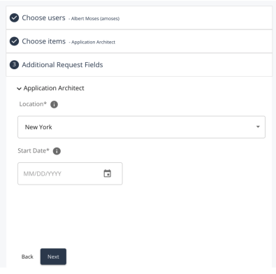 iga request fields create request form