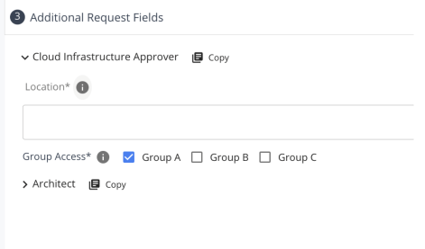 iga additional request fields multiple items