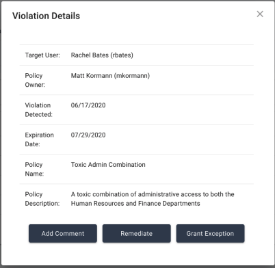 iga viewing active violation