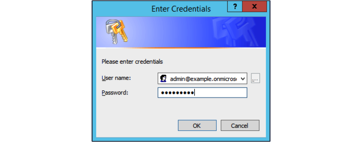 New Azure AD Admin User Password
