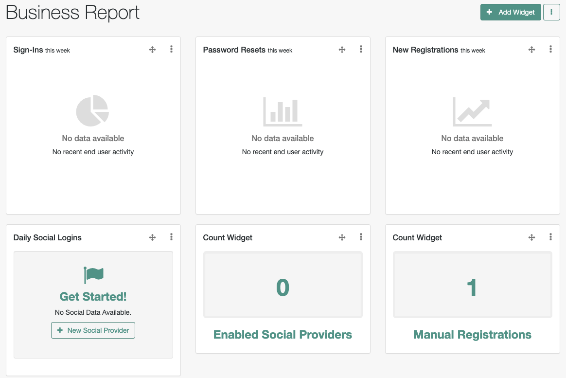 Business Report Dashboard