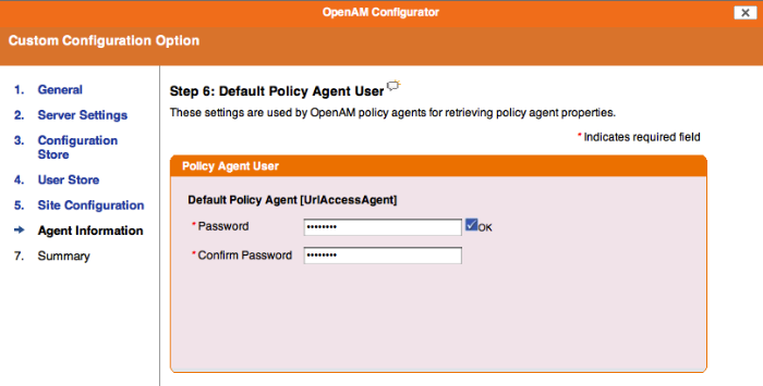 OpenAM policy agent password