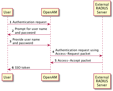 RADIUS Authentication Module: Successful Authentication Flow