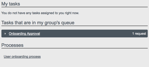 Approval task in group queue