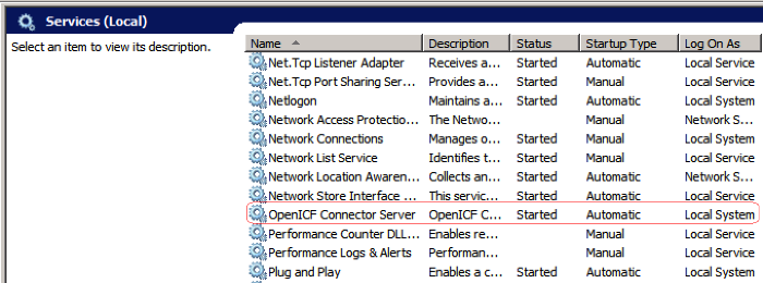 .Net Connector Server as Windows Service