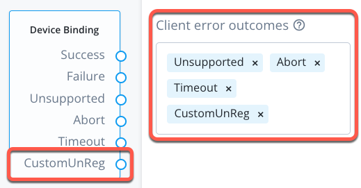custom client error en